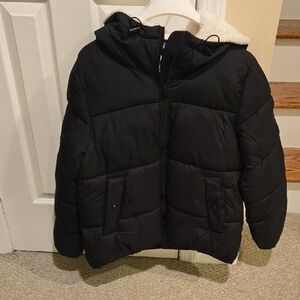 Madden Womens Black Jacket with hood
